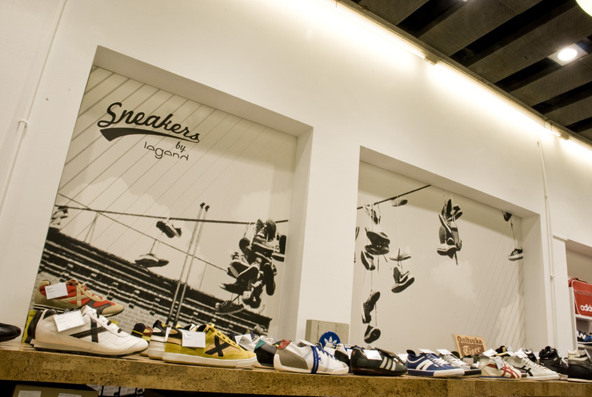 Reforma interiorismo Legend Sneakers, almedaestudi Girona