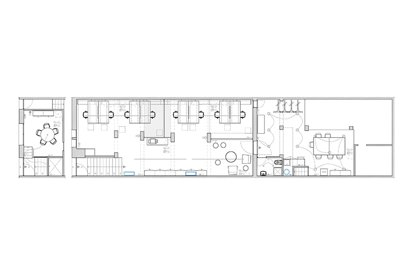 Reforma integral Local almedaestudi aeiou - ramon turro 17b. Diseño interiores